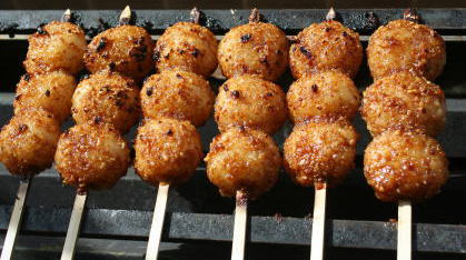 五平餅焼き上げ